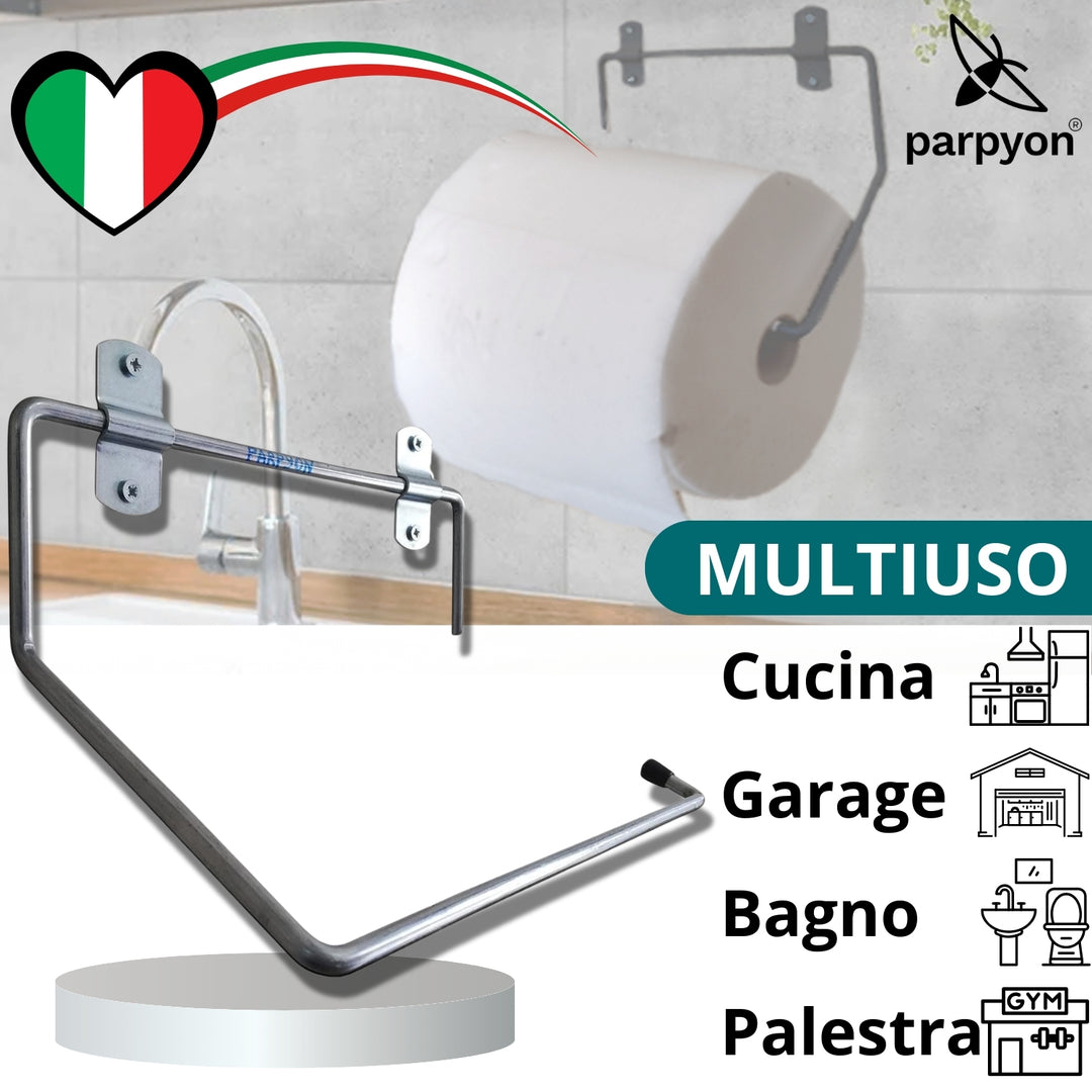 Parpyon® Portarotolo industriale a muro parete 3022