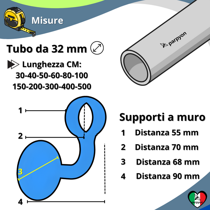 corrimano a muro scala tubo passamano #colore_grigio-grafite