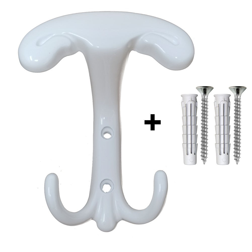 Appendiabiti a parete, N.1 gancio attaccapanni da muro (MOD.106)