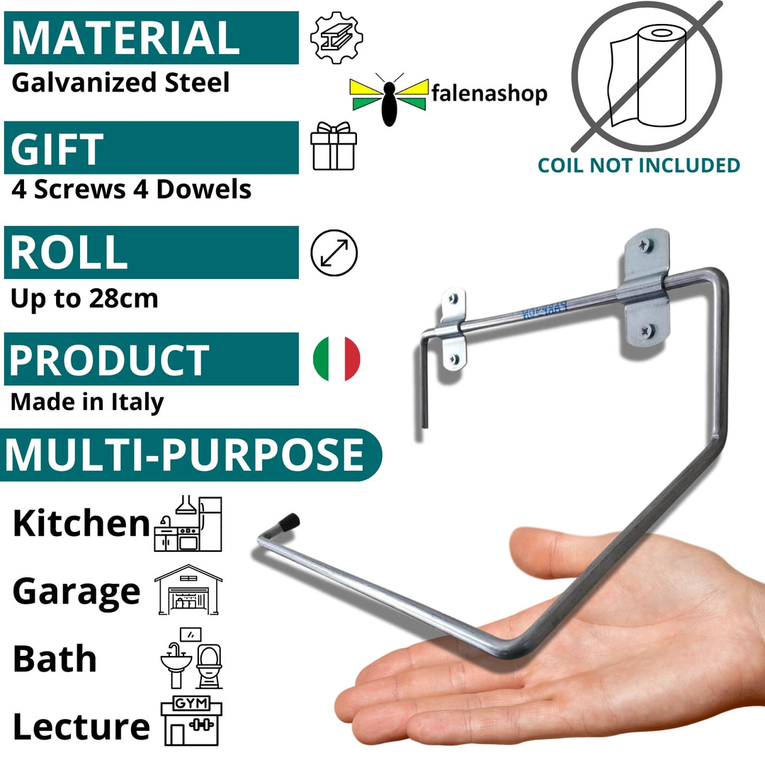 Parpyon® Portarotolo industriale a muro parete 3022