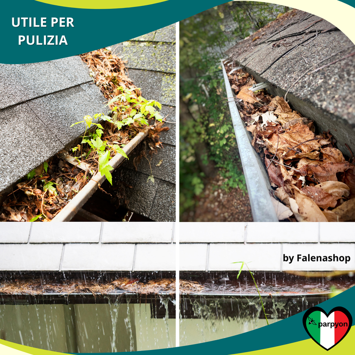 Pala Paletta Forata Tonda Per Pulizia Grondaia Grondaie Canali Canaline Di Scolo