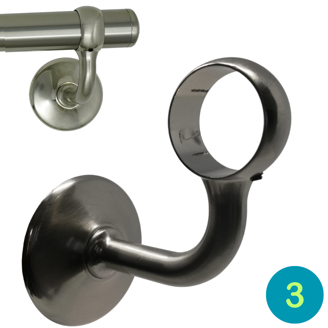 Accessori corrimano D.40 Supporto tubo Mod.250-40