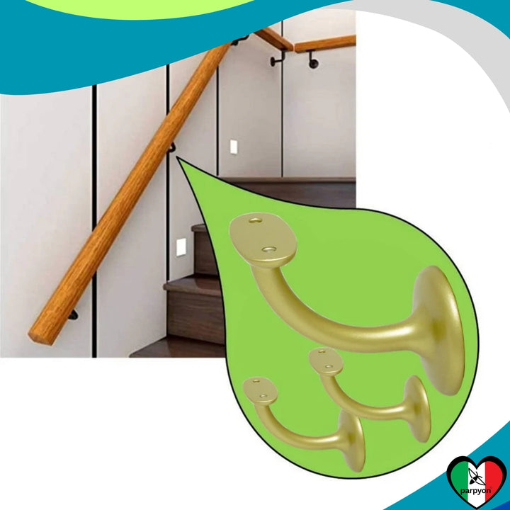 Accessori corrimano Legno - Supporti mod-V42