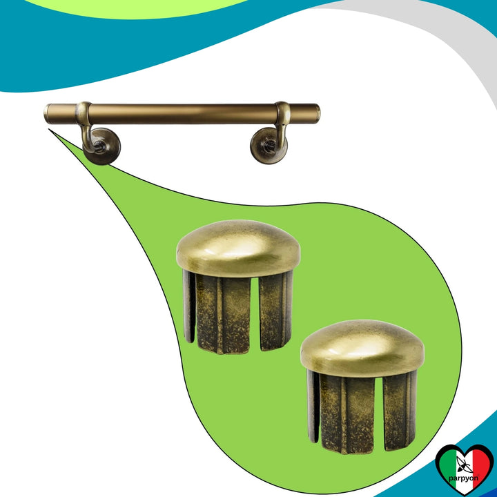 Accessori corrimano D.32 Tappi finale per Corrimano