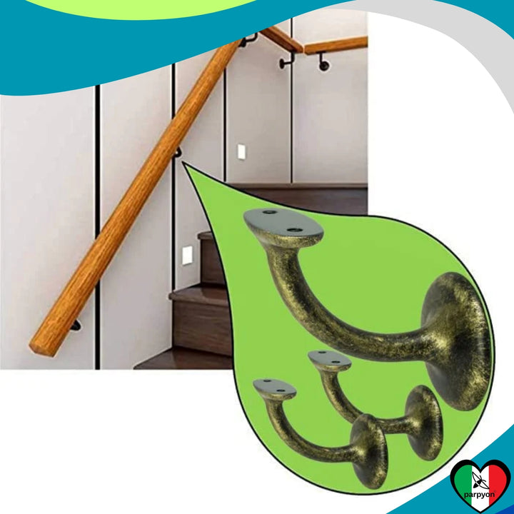 Accessori corrimano Legno - Supporti mod-V42