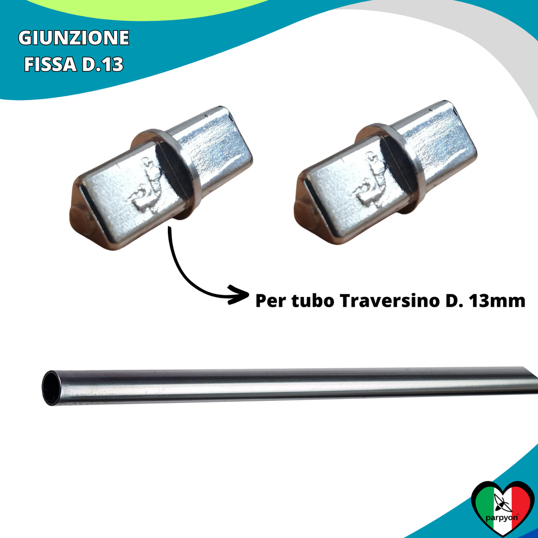 Accessori Ringhiera - Giunzione Tubo D.13