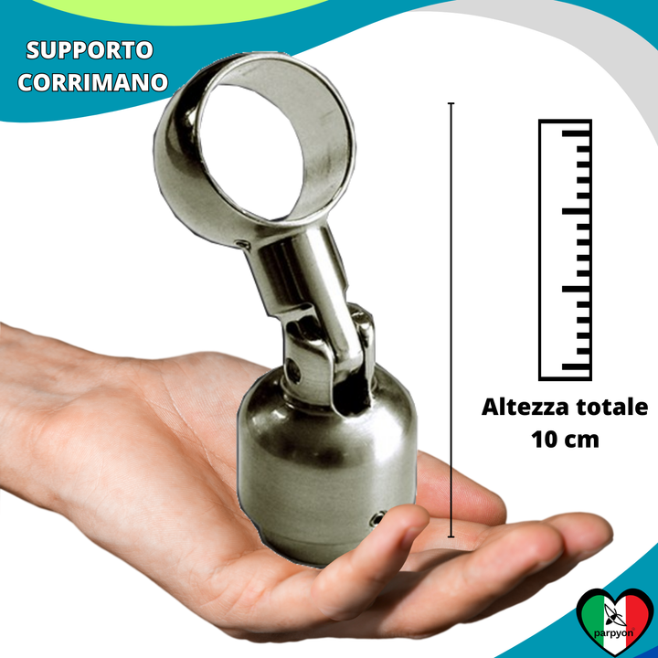 Accessori Ringhiera - Supporto snodato Corrimano