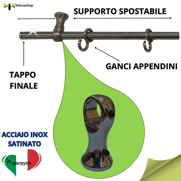 Supporti per tubo d.13mm Ricambio Porta Mestoli