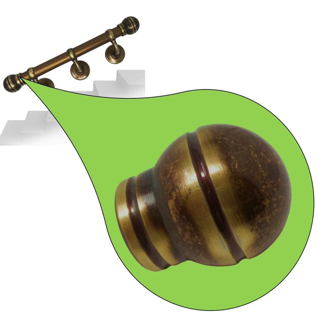 Accessori corrimano D.32 Tappi finale a Palla