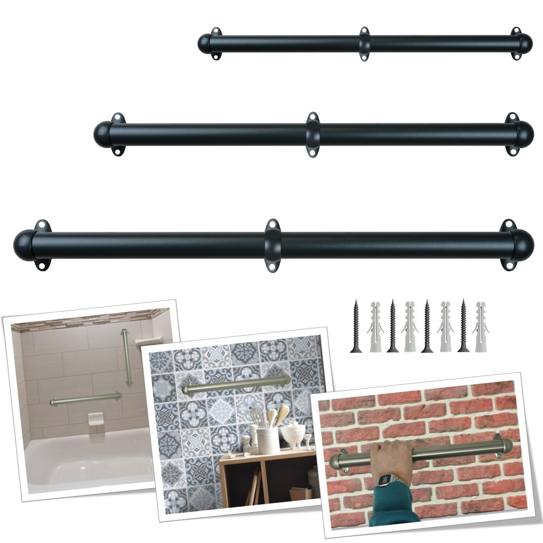 Corrimano a muro in Alluminio con supporti 519