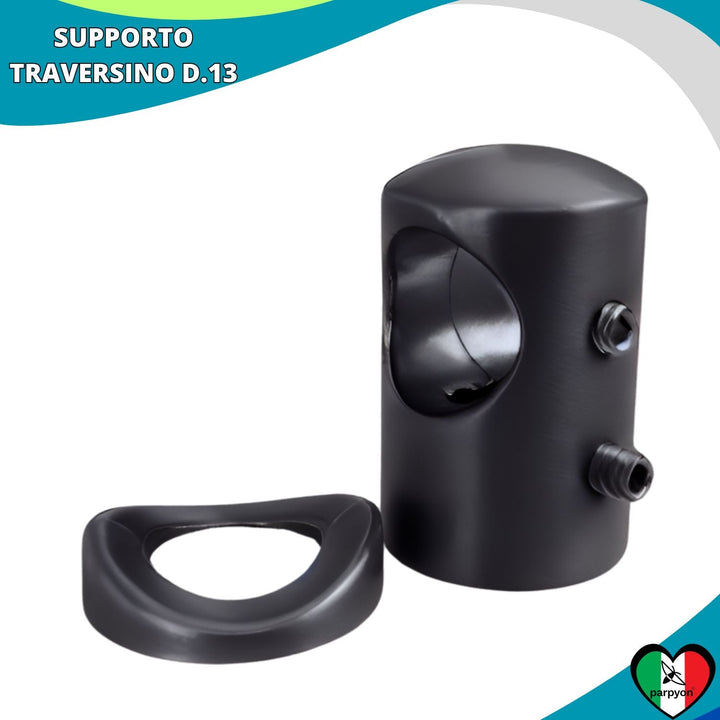 Accessori Ringhiera Grigio G.- Supporti Traversini 4Pz