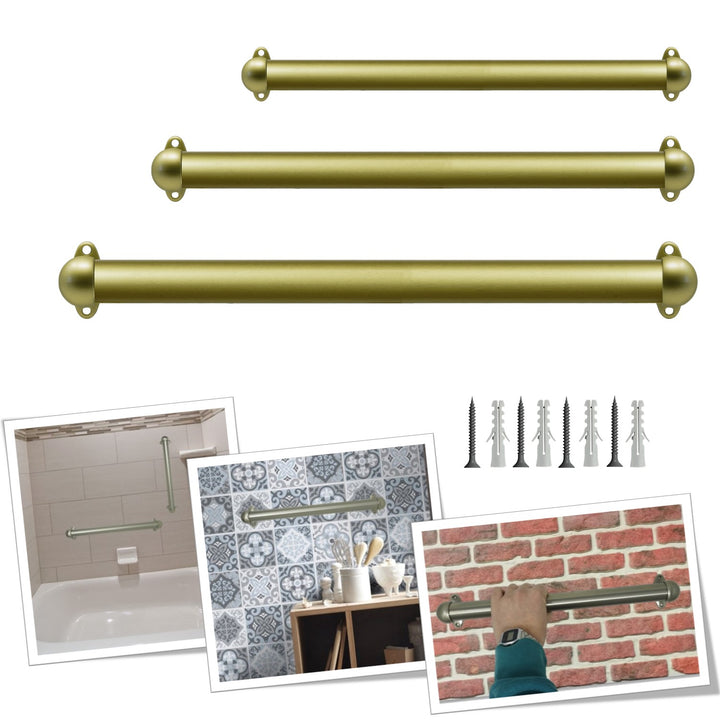 Corrimano a muro in Alluminio con supporti 519