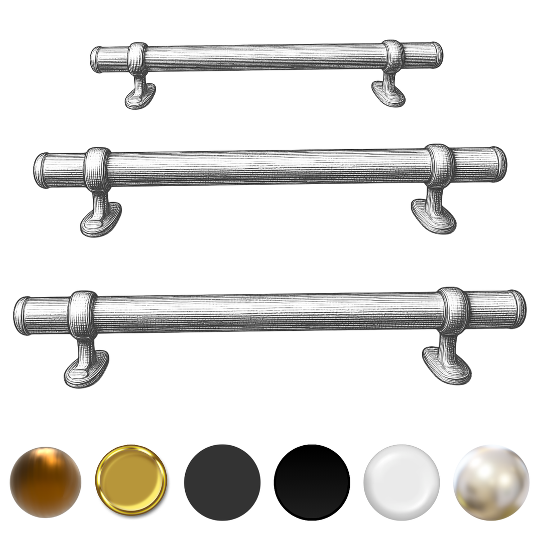 Corrimano a muro in Metallo Cromato con supporti 518