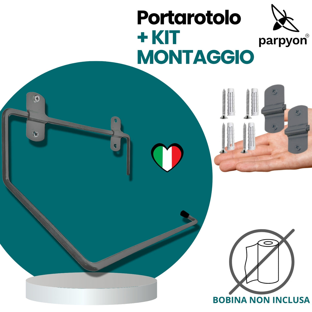 Parpyon® Portarotolo industriale a muro parete 3022