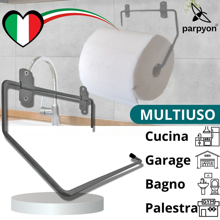 Parpyon® Portarotolo industriale a muro parete 3022