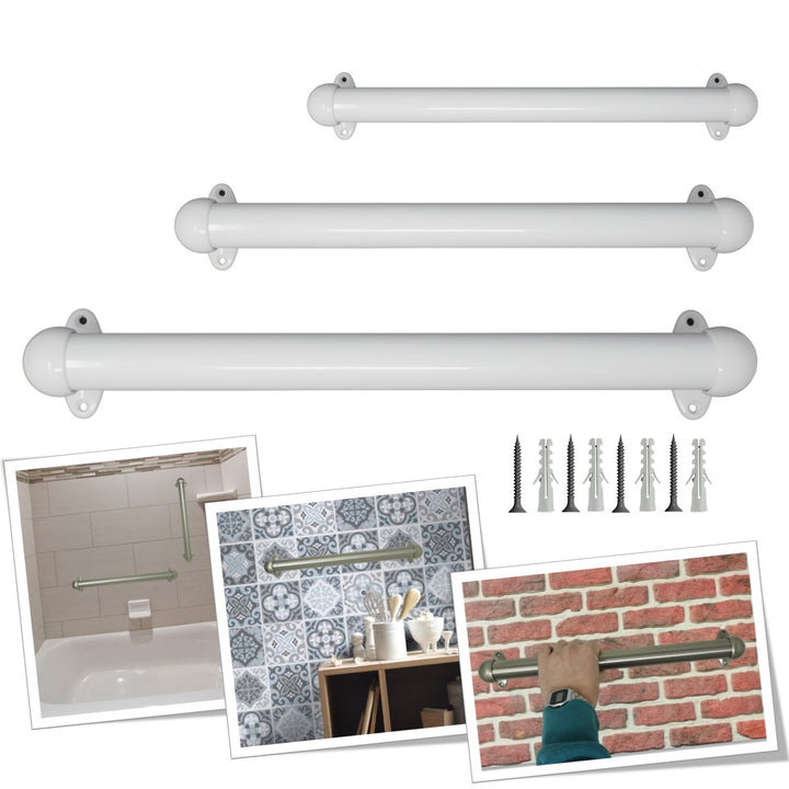 Corrimano a muro in Alluminio con supporti 519