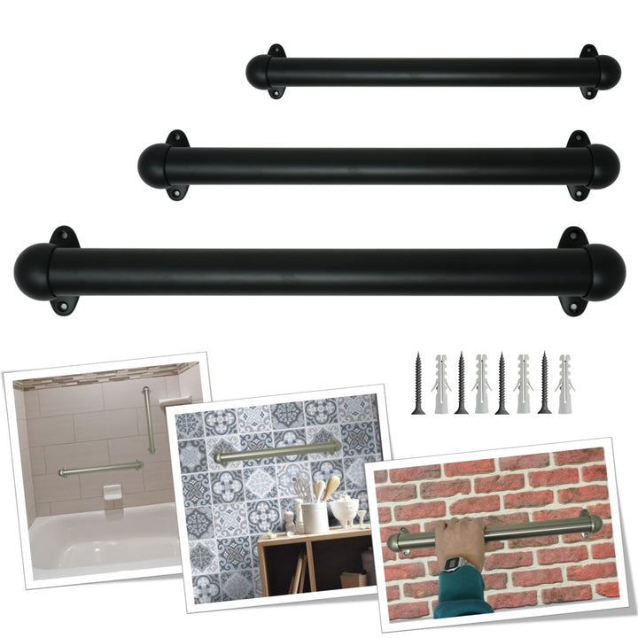 Corrimano a muro in Alluminio con supporti 519