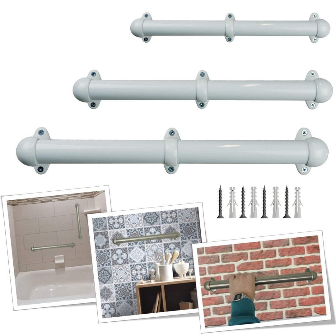 Corrimano a muro in Alluminio con supporti 519