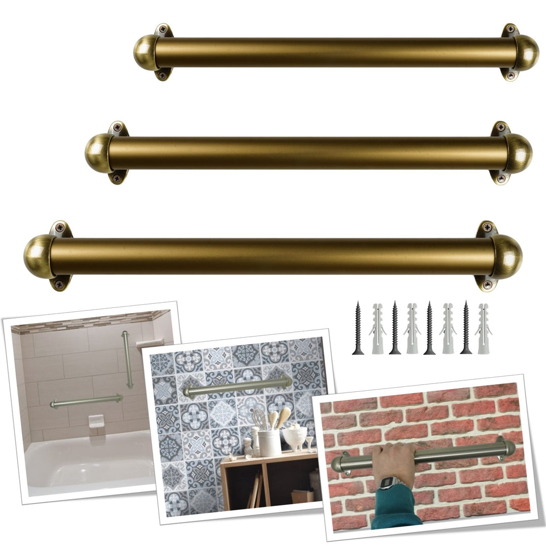 Corrimano a muro in Alluminio con supporti 519